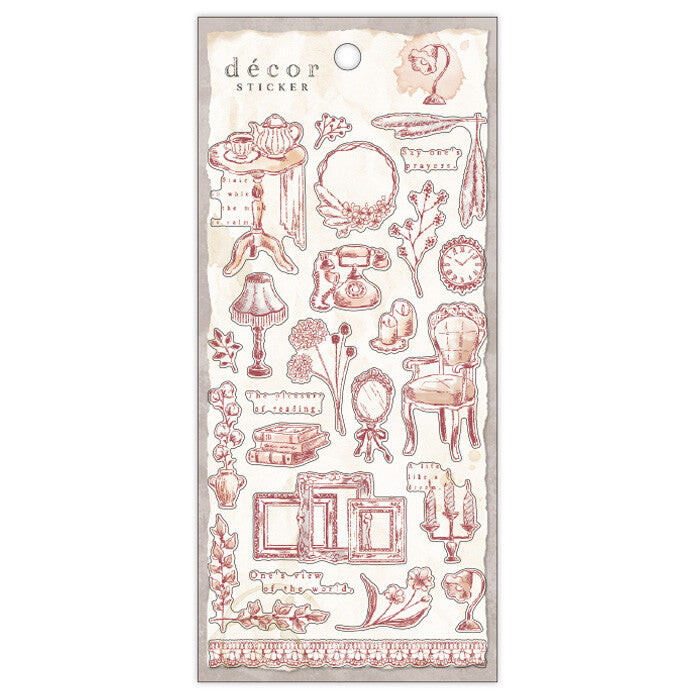 Stickers Décor Maroon