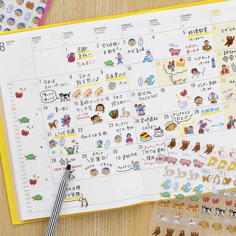 Stickers Diary Animals