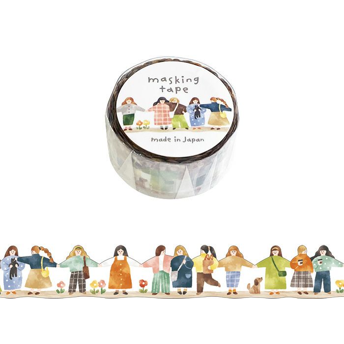 Washi Tape Die Cut Girls