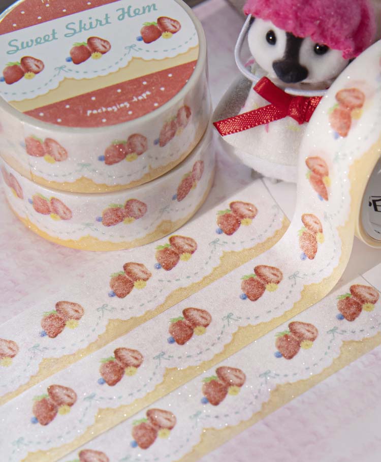 Washi Tape DingDing Cake Shop Sweet Skirt Hem