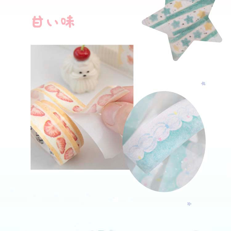 Washi Tape DingDing Cake Shop Cherry Pudding