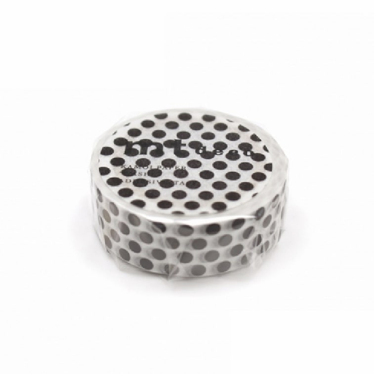 Washi Tape Dot Black