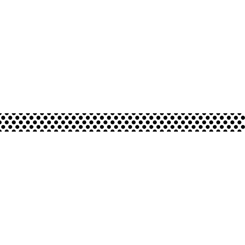 Washi Tape Dot Black