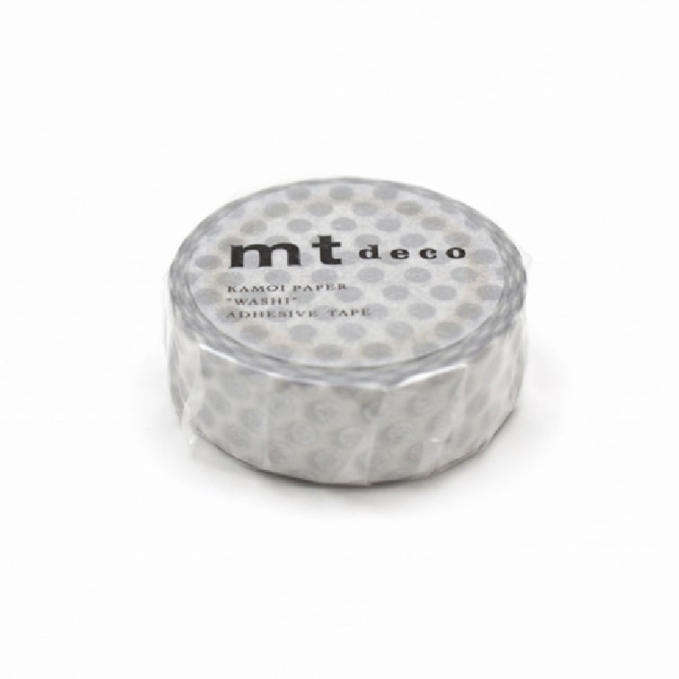 Washi Tape Dot Silver