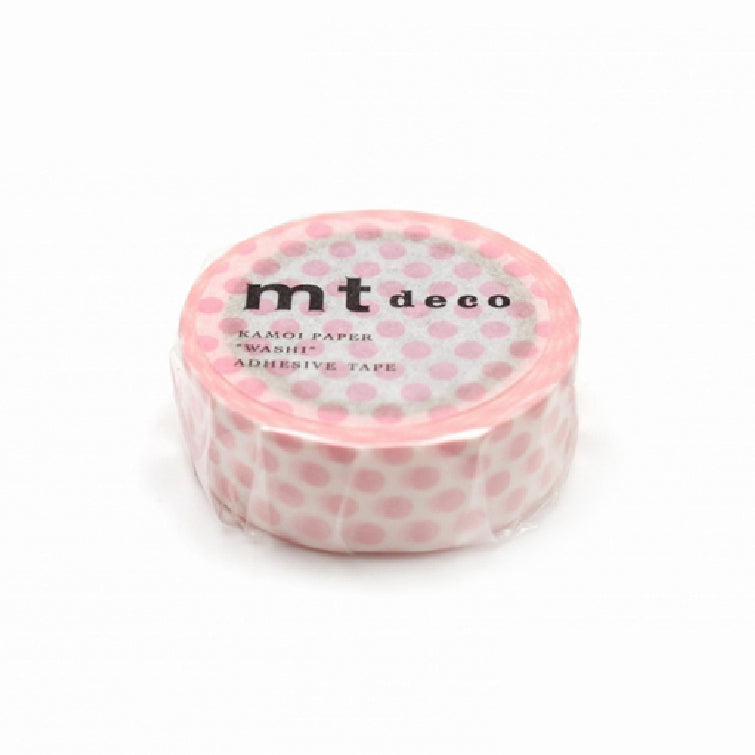 Washi Tape Dot Strawberry Milk