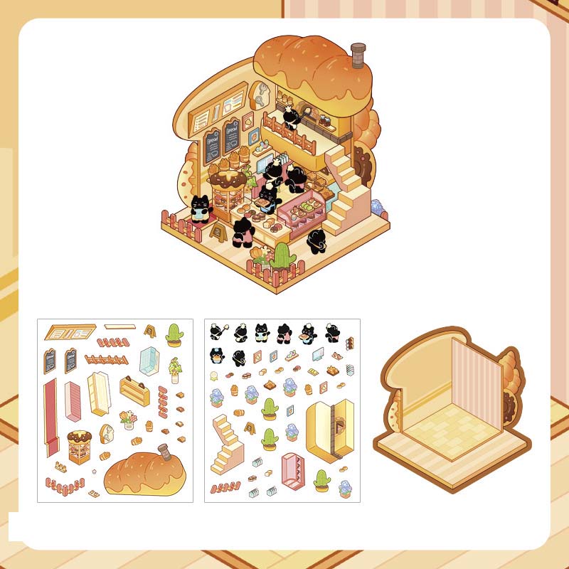 Stickers Escenario 3D Doumi Factory Doumi Baking