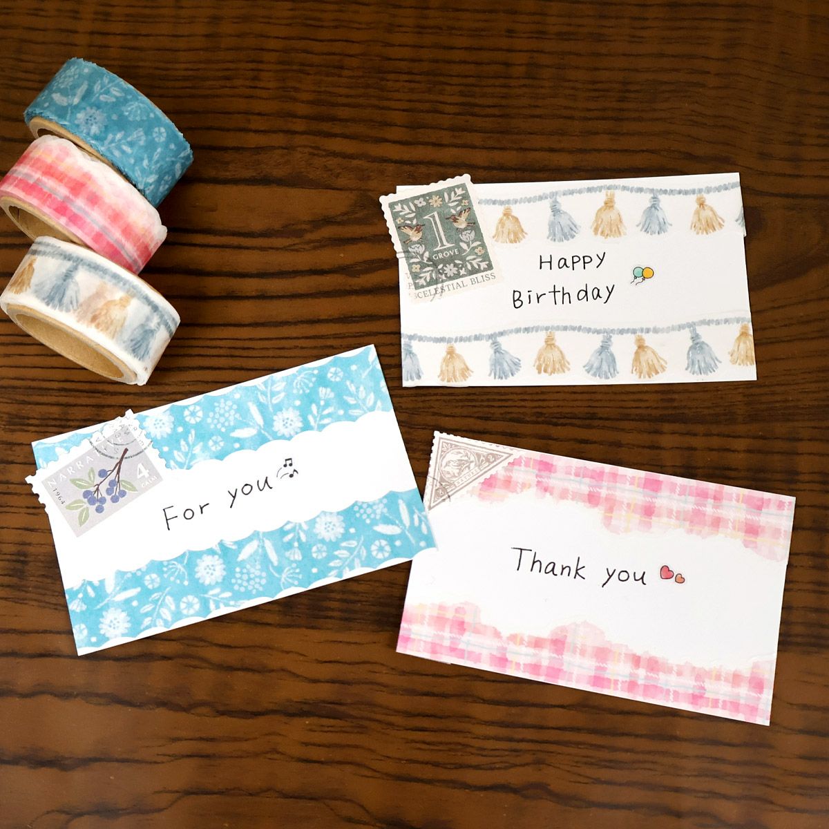 Washi Tape Draw Die Cut Plant