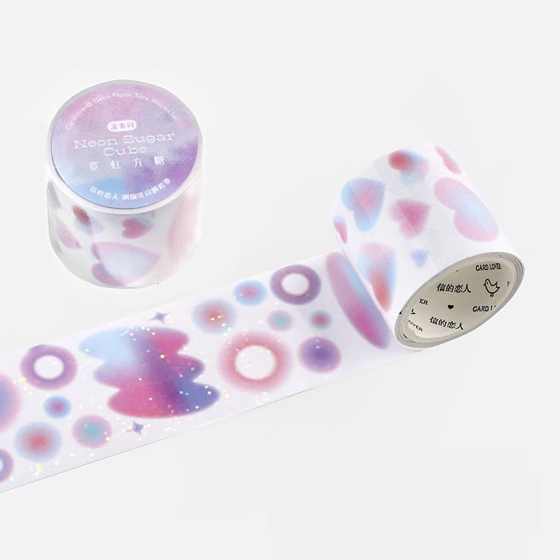 Washi Tape Dream Utopia Neon Sugar Cube