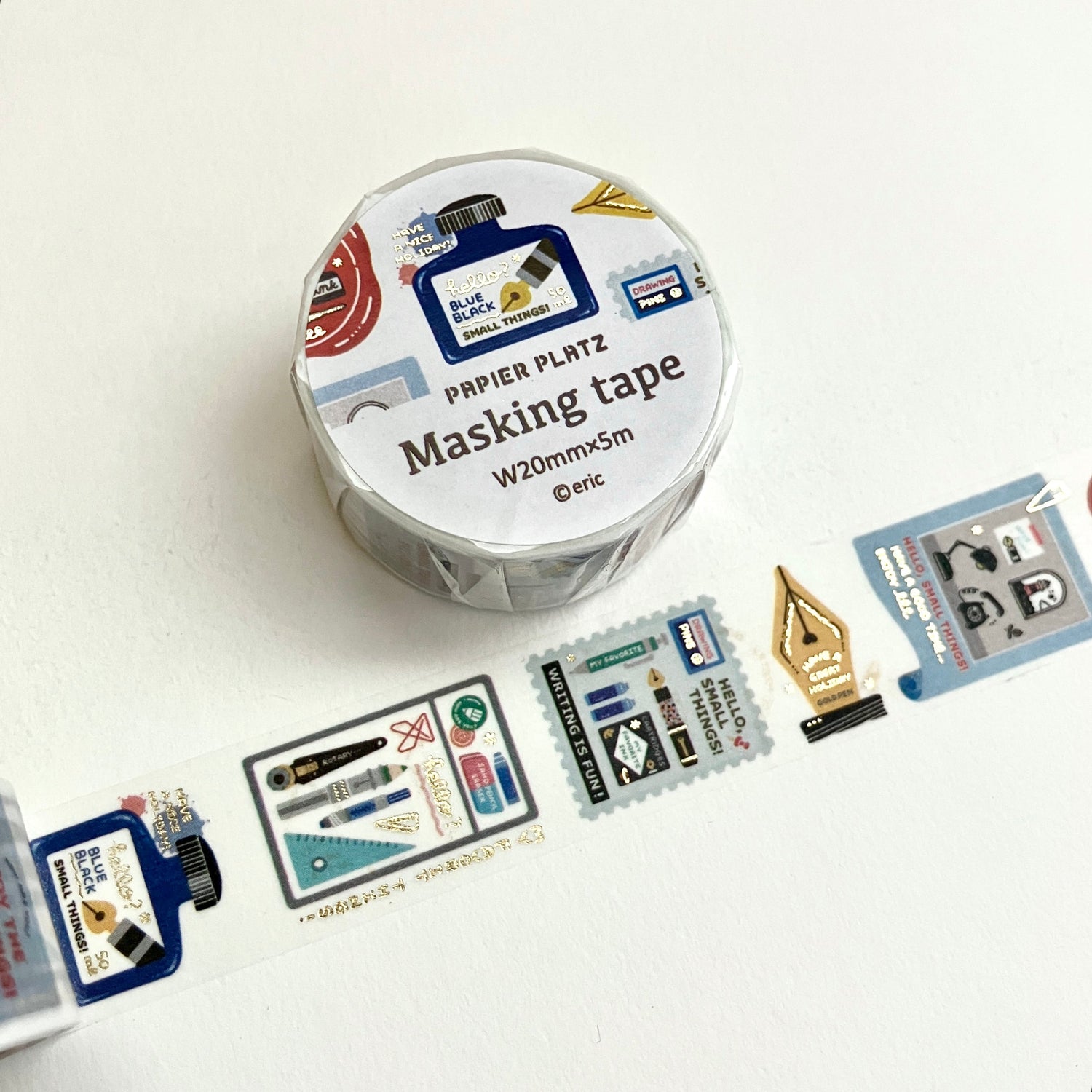Washi Tape Eric Writing Utensile