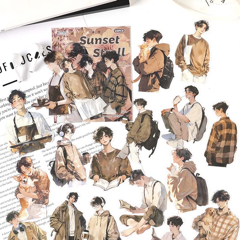 Stickers Fashion Fantasy Sunset Stroll
