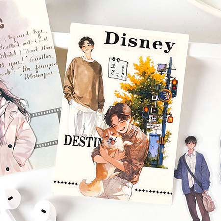 Stickers Fashion Fantasy Sunset Stroll