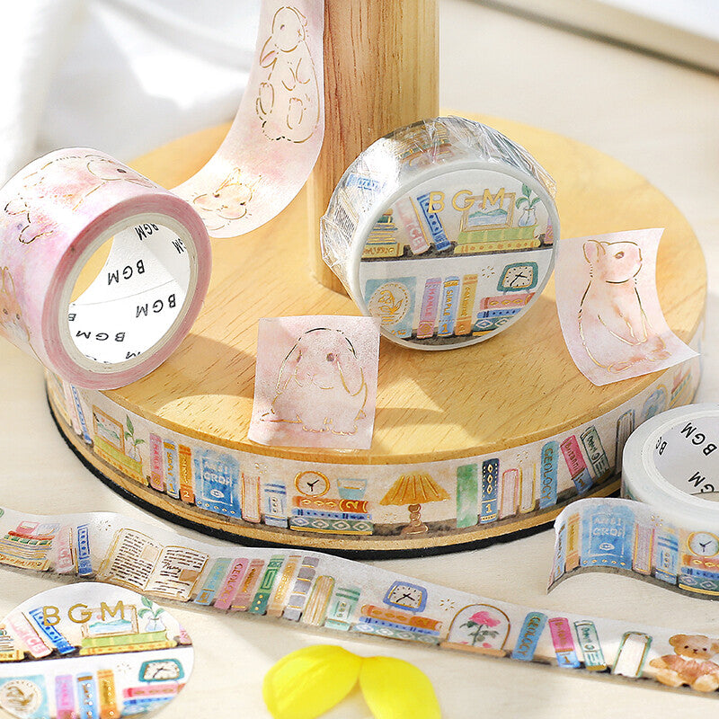 Washi Tape Foil Fluffy Rabbit