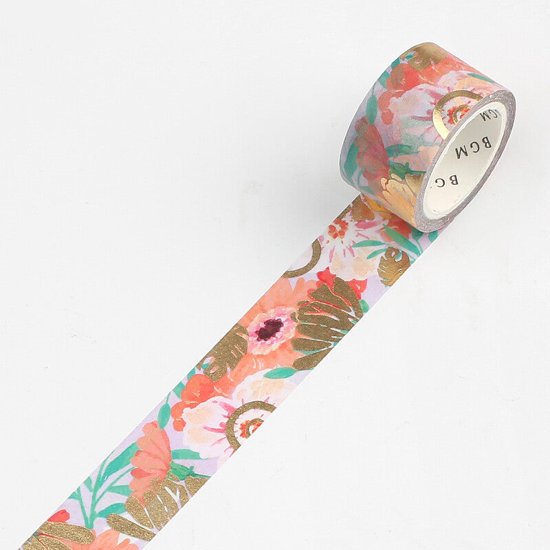 Washi Tape Foil Gerbera