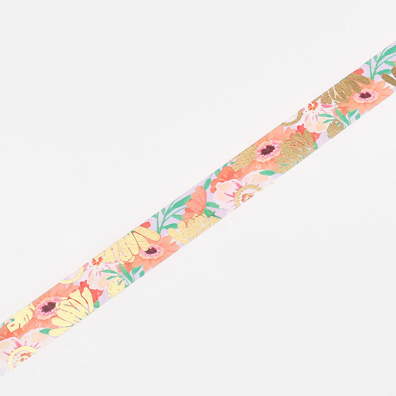 Washi Tape Foil Gerbera