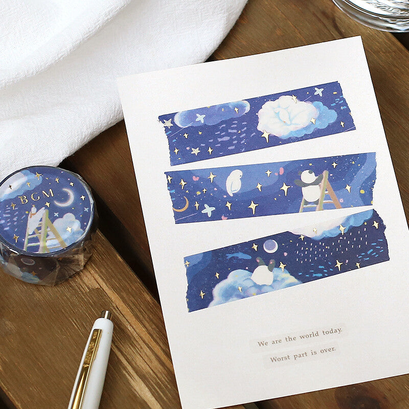 Washi Tape Foil Little World Galactic Island