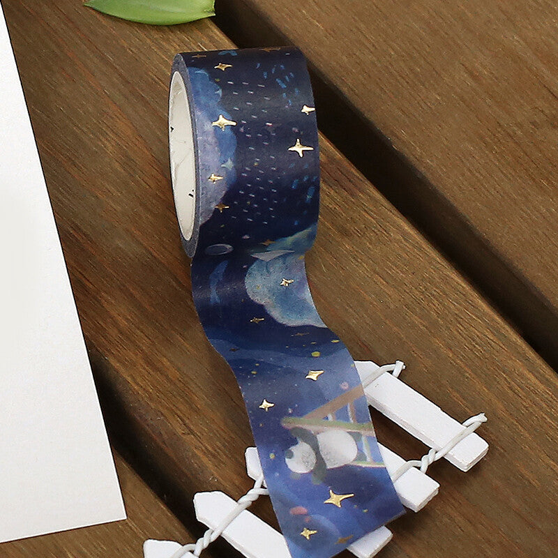 Washi Tape Foil Little World Galactic Island