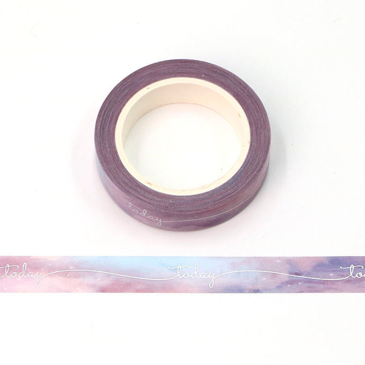 Washi Tape Blue Violet Today