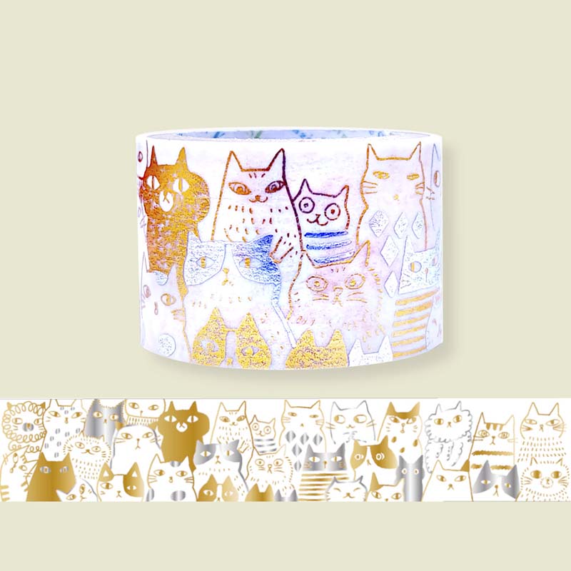 Washi Tape Kirapika Many Cats