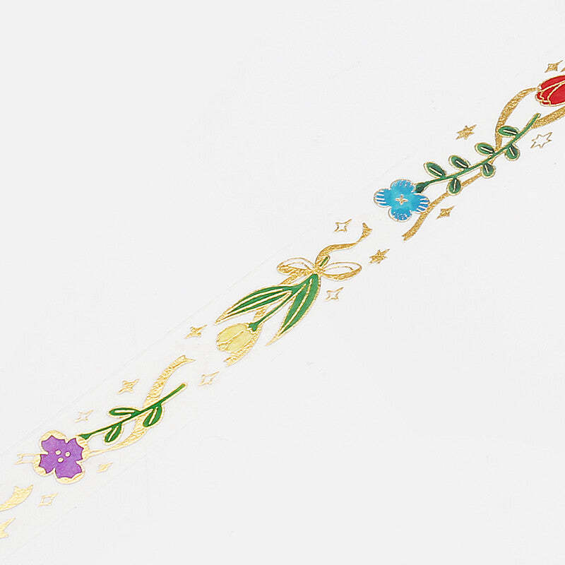 Washi Tape Foil Ribbon Flower