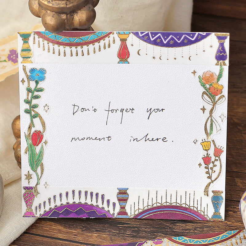 Washi Tape Foil Ribbon Flower