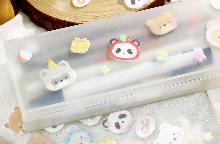 Stickers Fieltro Forest Cute Story Bear Paradise