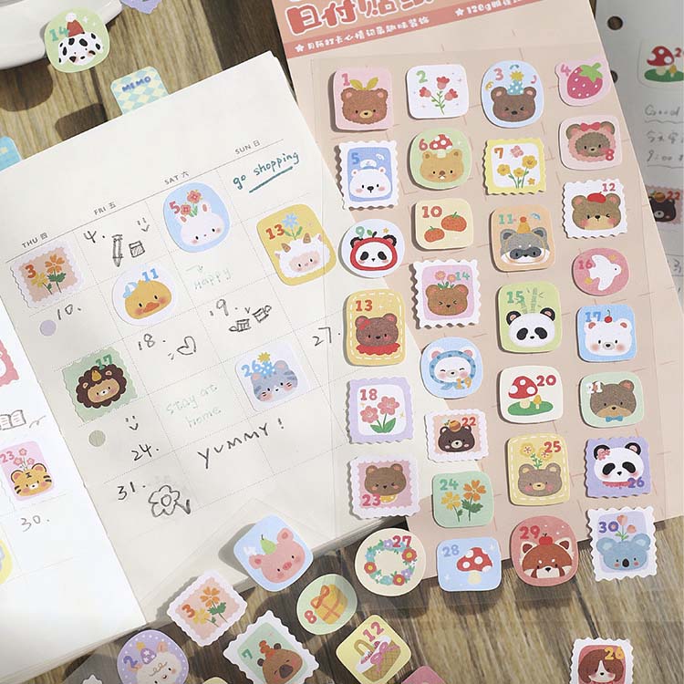 Stickers Forest Cute Story Bears
