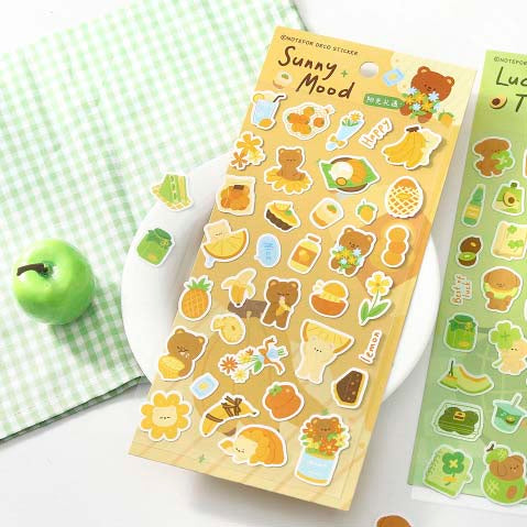 Stickers Forest Fruity Hut Sunny Mood