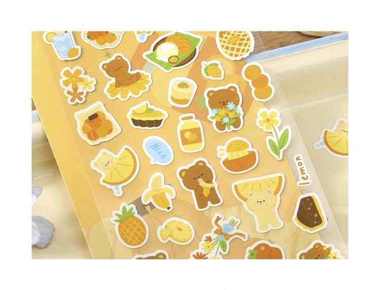Stickers Forest Fruity Hut Sunny Mood