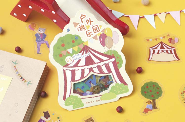 Stickers Forest Story Outside Leisure