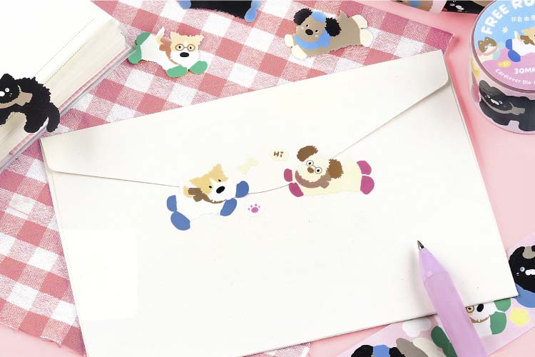 Stickers en Rollo Fried Little Boy Free Running
