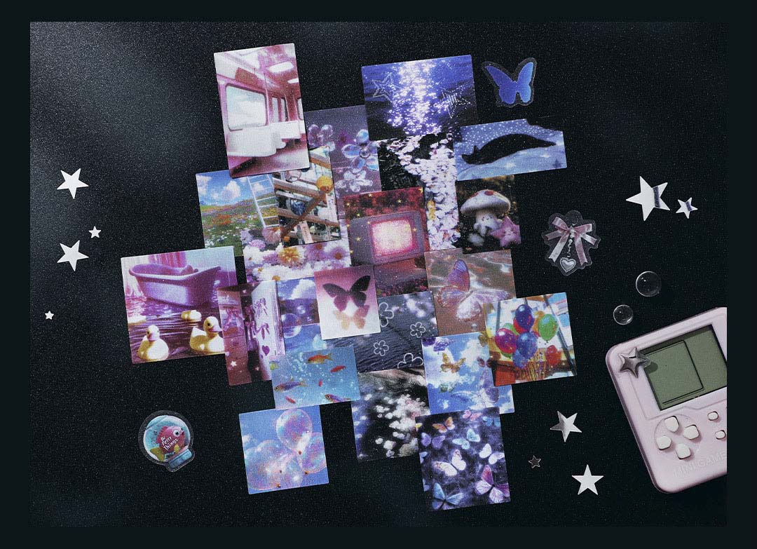 Stickers Gold Dream Shadow Apple Bubble