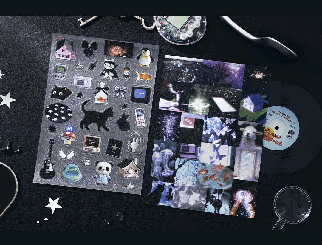 Stickers Gold Dream Shadow Glimmer Memory
