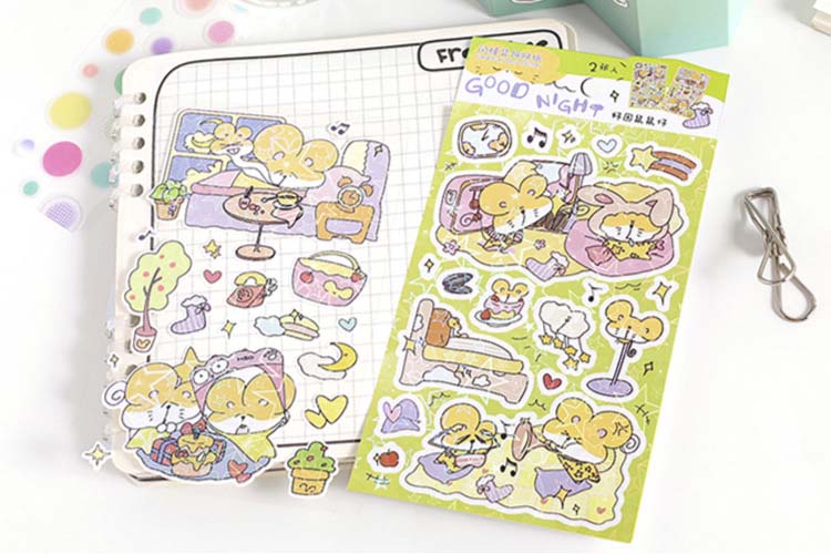 Stickers Good Night Mouse