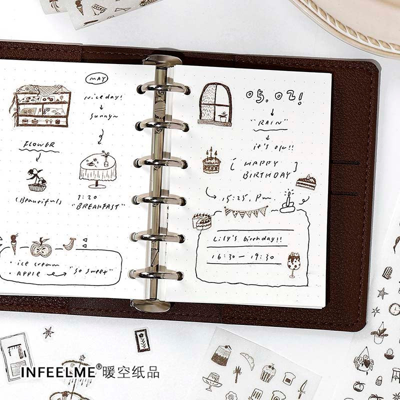 Stickers en Rollo Graffiti Handbook Cooking Fun
