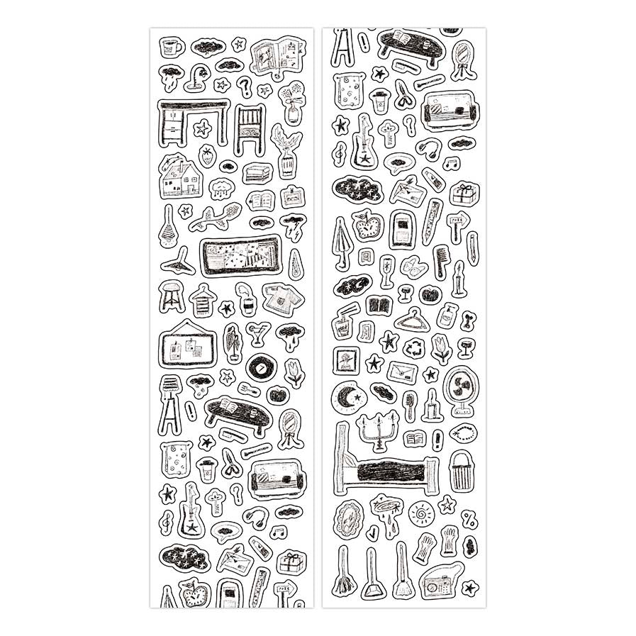 Stickers en Rollo Graffiti Handbook Warm House