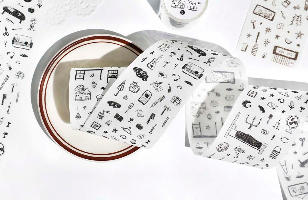 Stickers en Rollo Graffiti Handbook Warm House