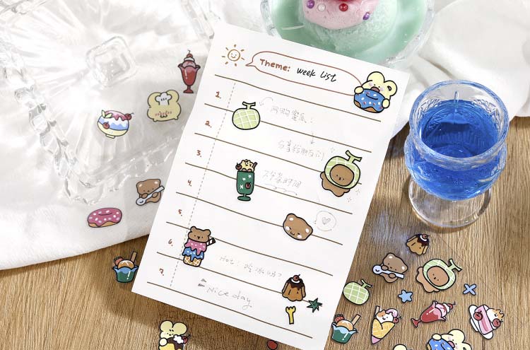 Stickers Gulu Cat House Green
