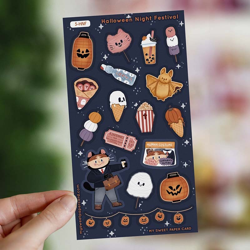 Stickers Halloween Night Festival