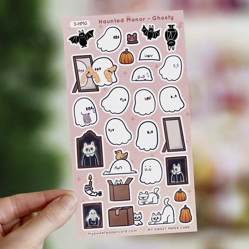 Stickers Haunted Manor Ghostly