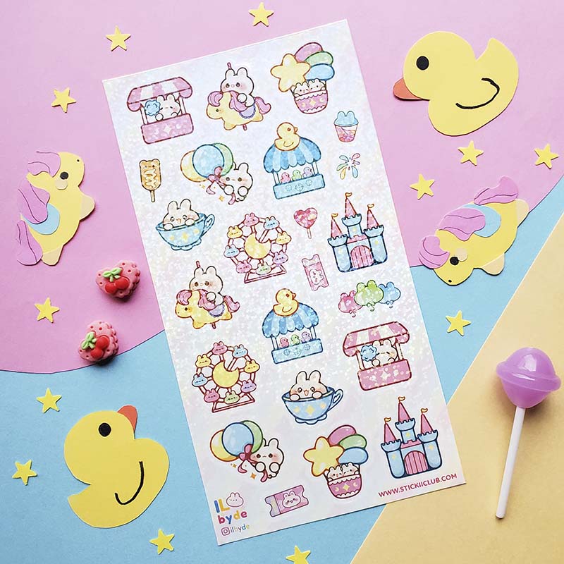 Stickers Adorable Amusement Park