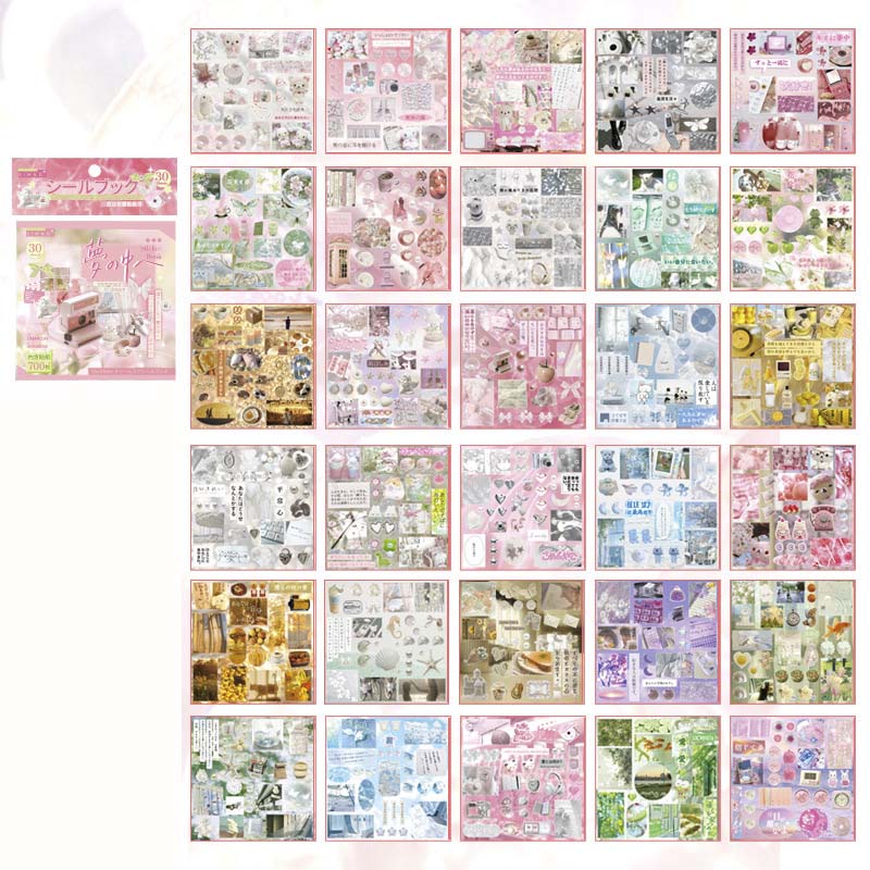 Librillo de Stickers Inmersed In Dream Pink