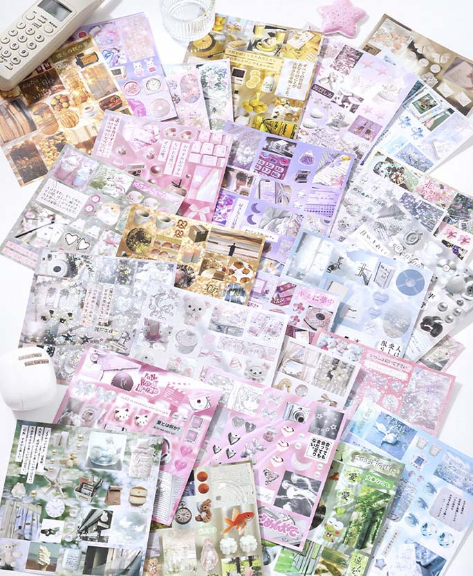Librillo de Stickers Inmersed In Dream Pink