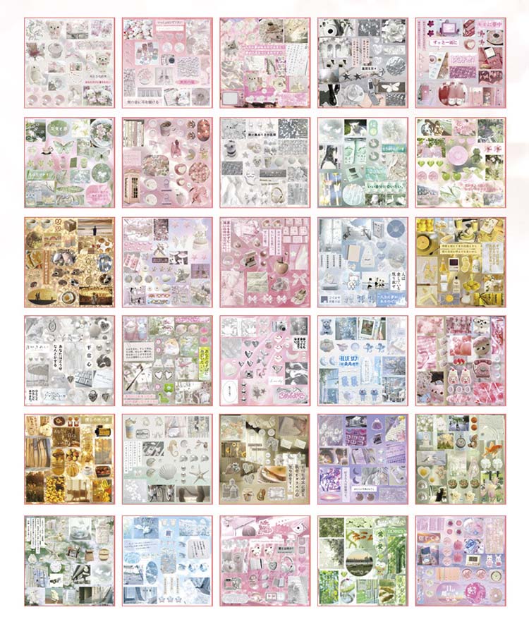 Librillo de Stickers Inmersed In Dream Pink