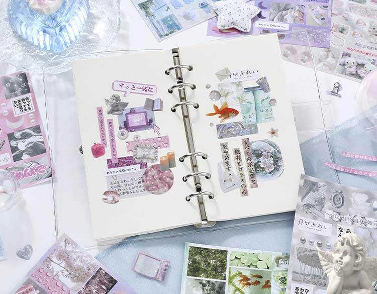 Librillo de Stickers Inmersed In Dream Pink