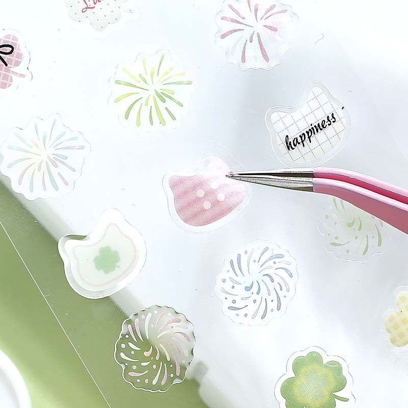 Stickers Kirakira Land Lucky Button