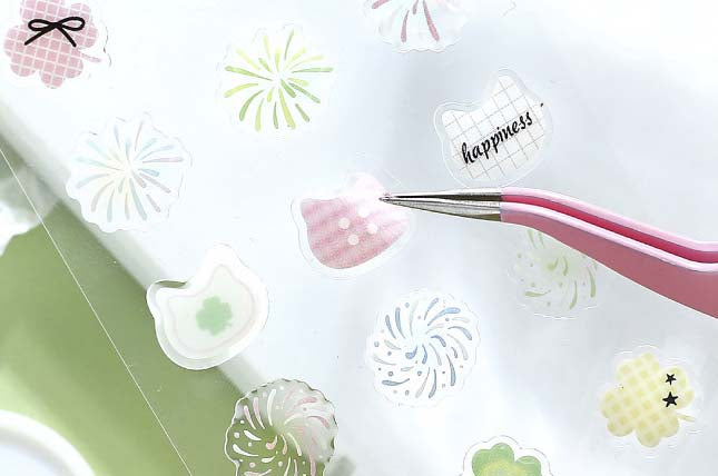 Stickers Kirakira Land Lucky Button
