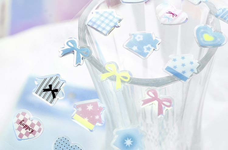 Stickers Kirakira Land Sweet House