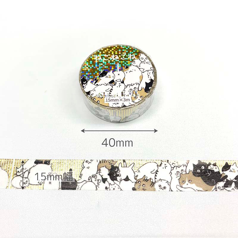 Washi Tape Kirapika Nekonekone