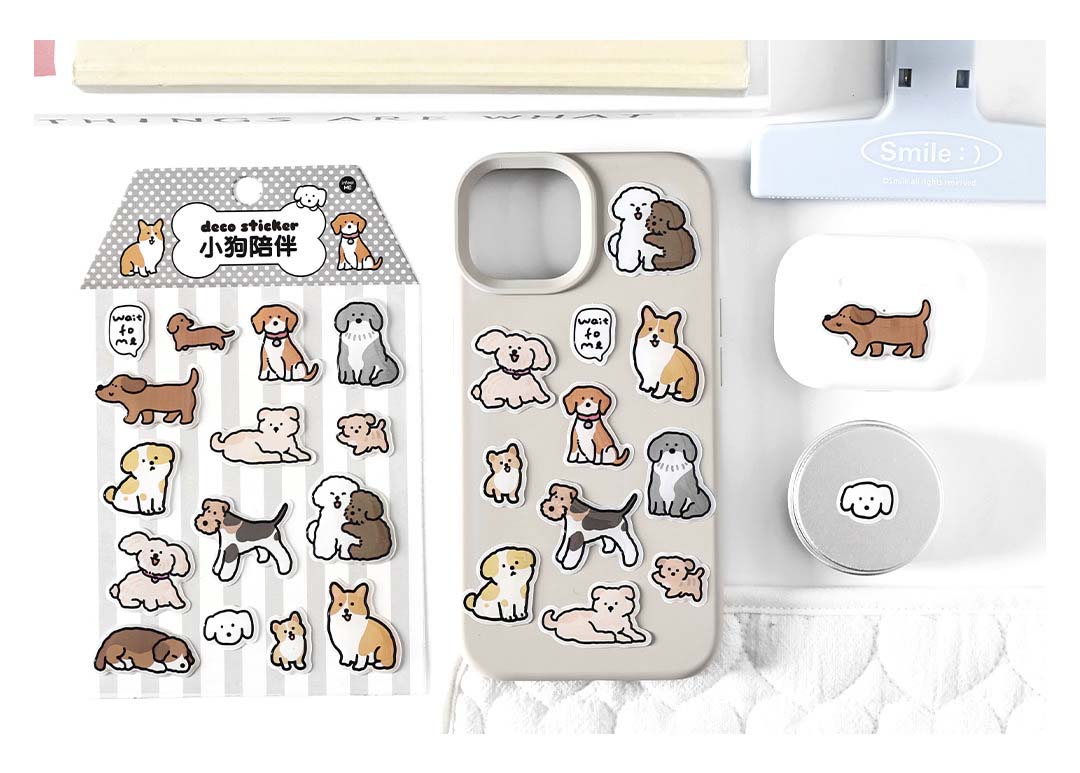 Stickers Kittens And Puppies 3D Doggie Company