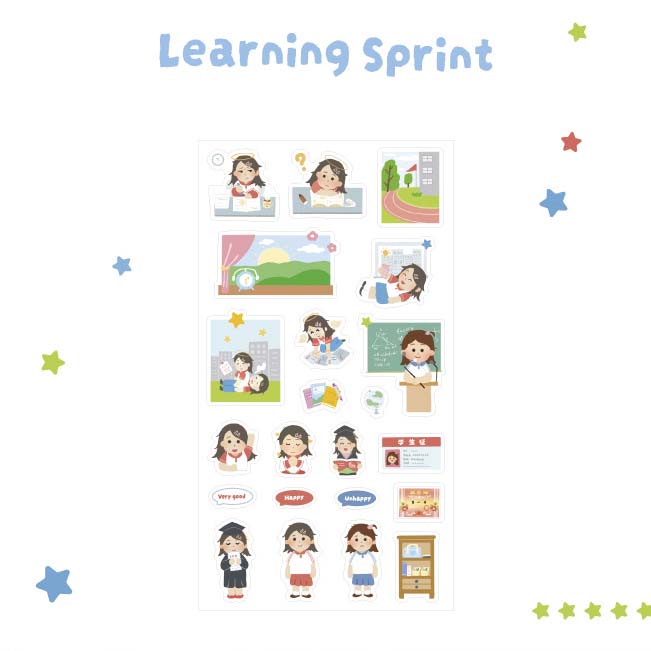Stickers Learning Artists Learning Sprint